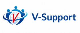 V-Support logo